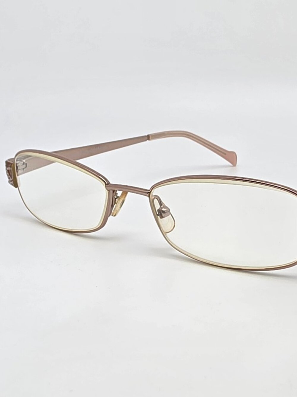 Valerie Spencer 9151 Gold Brown Eyeglasses Frame w/ Flexhinge 51-17-135